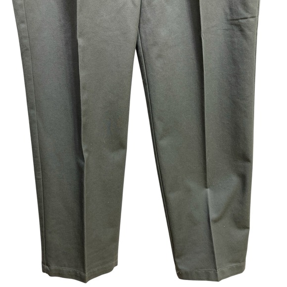 NWT Dockers‎ Classic Fit Khaki 34X34 Green No Wrinkle Twill  Pleated New - Picture 4 of 12